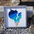 Sebago Lake Aurora Framed Sign-Gray